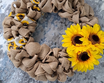 Sunflower Wreath