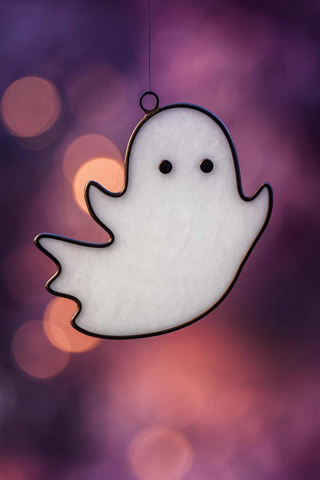 Cute Ghost Suncatcher Stained Glass Pattern – Halloween PDF Template - Etsy