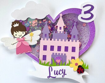 Princess Birthday Party Cake Shaker Topper!