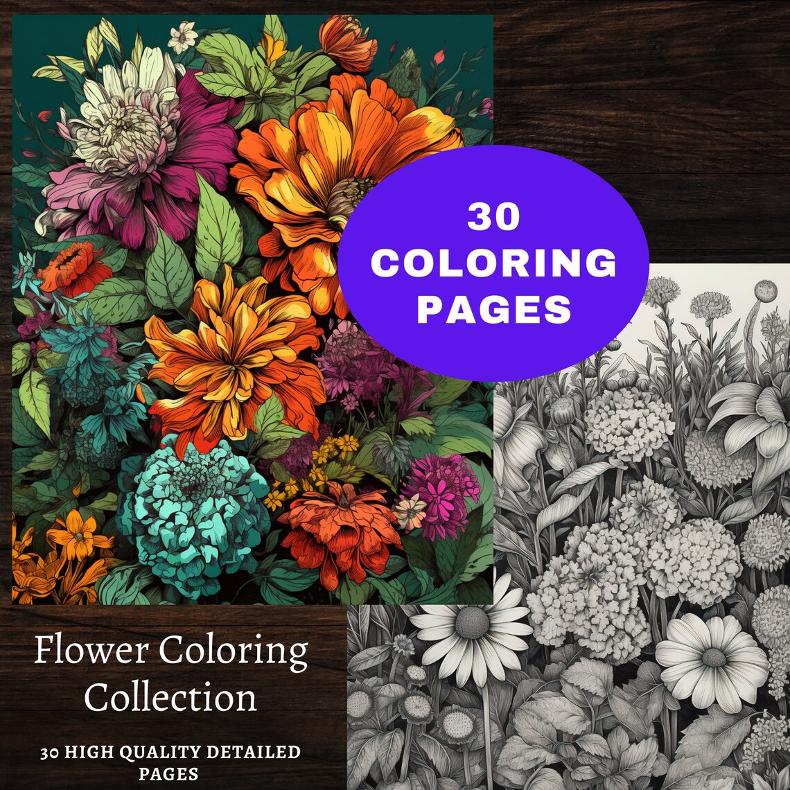 Coloring Pages for Adults Flower - Il 1140xN.5181996251 A2zk 