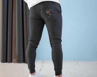 Unisex Fleece Joggers Cotton Sweatpants Men's Courage Yoga Pants Soft Tapered Comfy Bottoms Custom Heavy Black Pants Ribbed Cute Waist Cuffs