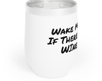 Wake Me Personalized wine Tumbler Custom Bridesmaid Gift Cup With Lid Bachelorette Tumbler Stainless Steel Engraved Coffee Insulated Cup