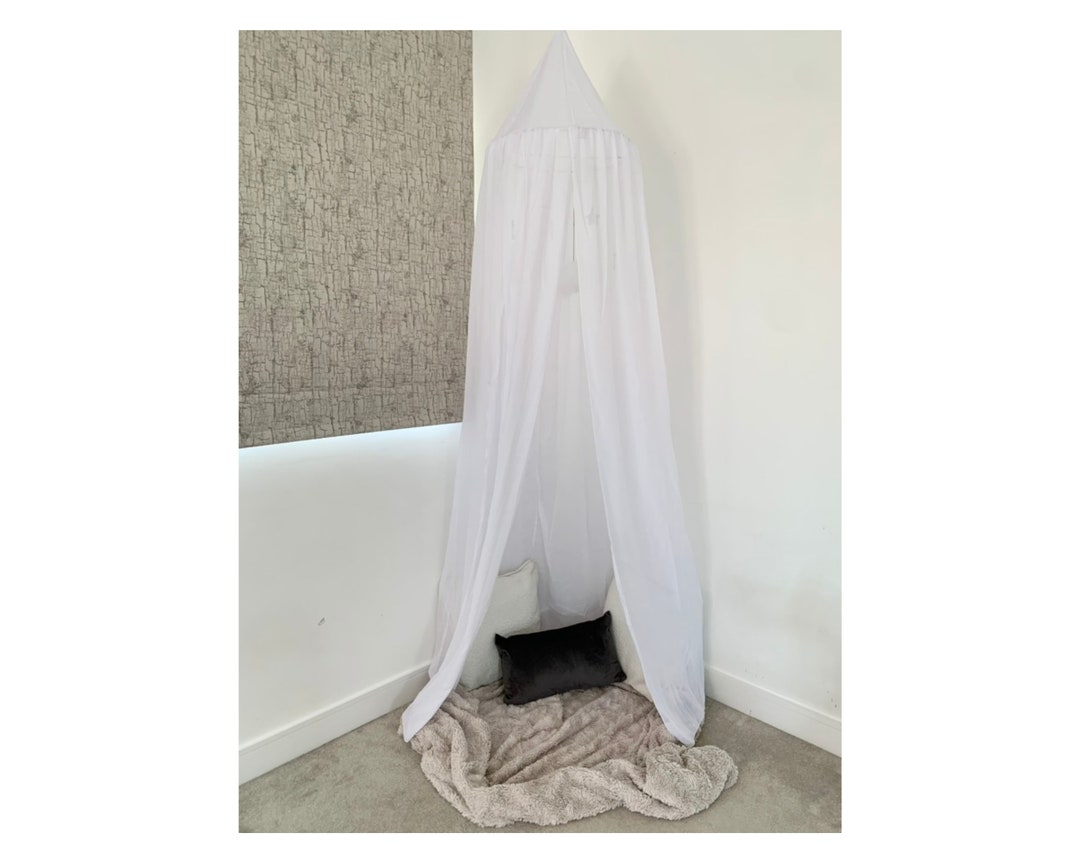 Bed Canopy White Baby Cot Canopy Bed Curtains Kids Bed Canopy Etsy UK