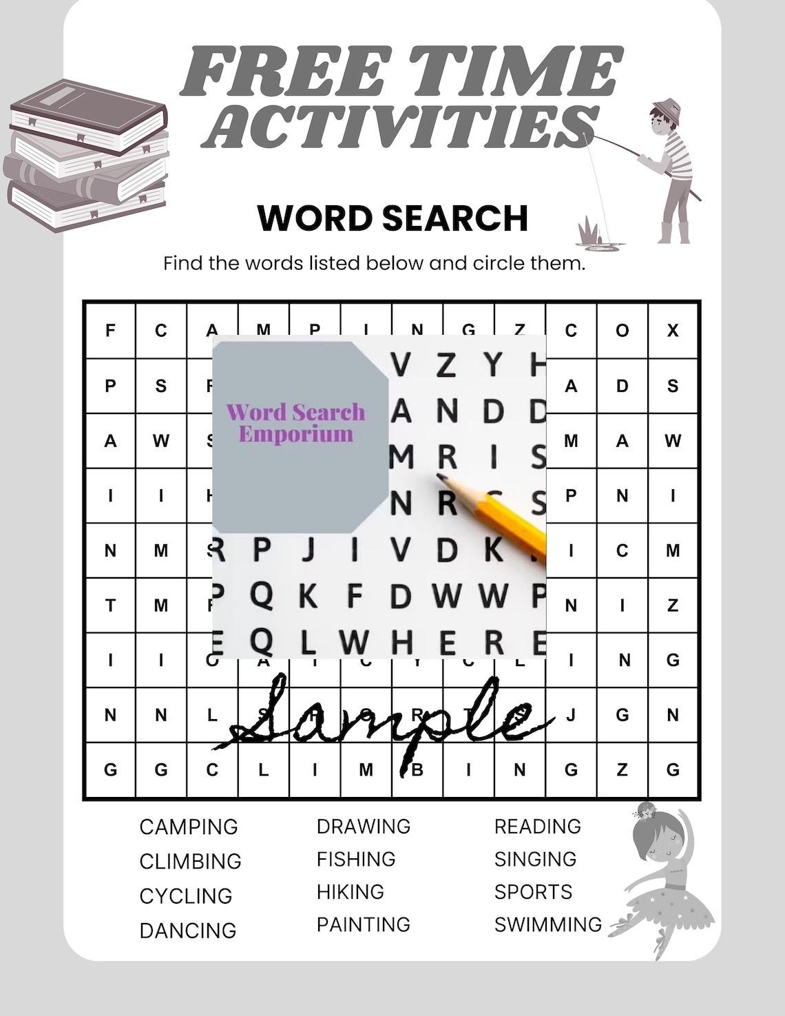 Keep Kids Busy and Engaged With This Fantastic Free Time Activities ...