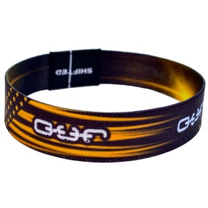 LIMITED EDITION - O.U.R. Stars and Stripes - Woven Elastic Reversible Wristband