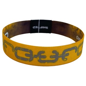 LIMITED EDITION - O.U.R. Break the Chain - Woven Elastic Reversible Wristband