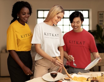 KitKat siempre se toma un descanso, meme divertido, camiseta unisex, camiseta de estilo suave