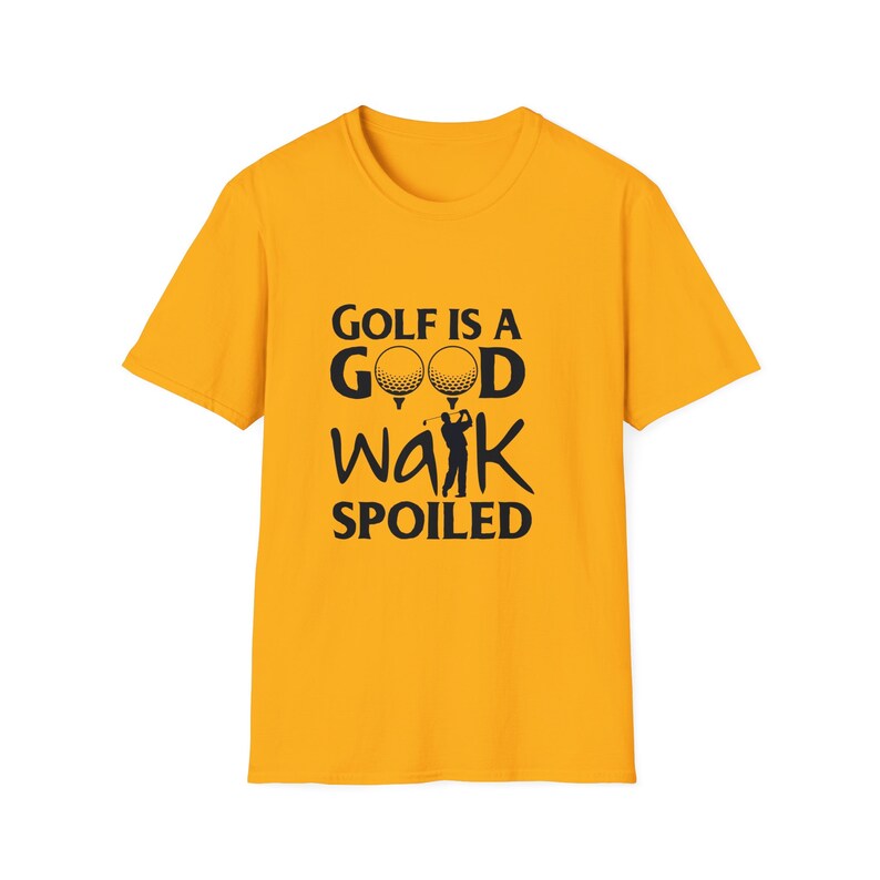 Golf es un buen paseo estropeado, camiseta unisex, camiseta de estilo suave. imagen 8