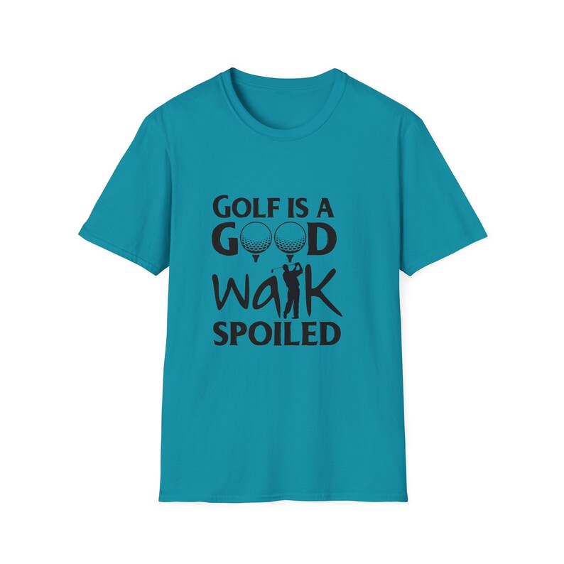 Golf es un buen paseo estropeado, camiseta unisex, camiseta de estilo suave. imagen 9