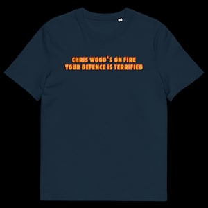 Unisex Short Sleeve T-Shirt - Wood&#39;s on Fire  by Nottingham Reds