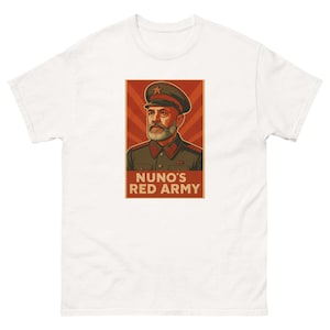 Unisex Short Sleeve T-Shirt - Nuno&#39;s Red Army  by Nottingham Reds