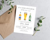 Retirement Invitation, Retirement Party Invitation, Retirement Invitation Download, Retirement Invite for Man, Invitation Retirement, Beer
