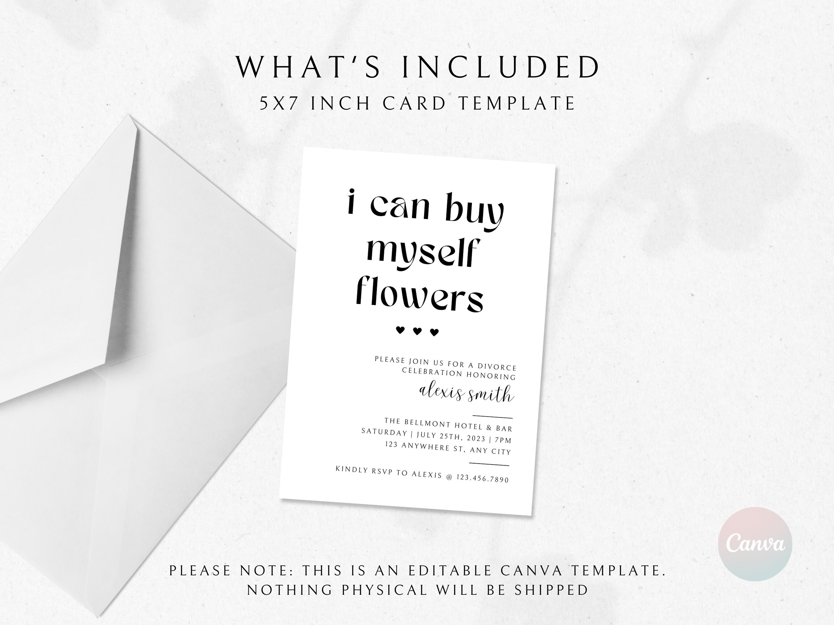 Divorce Party Invitation, Divorce Party Invite, Divorce Celebration