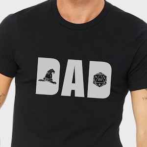 D&D Dad T-Shirt, Dungeons and Dragons Gift for Dungeon Master