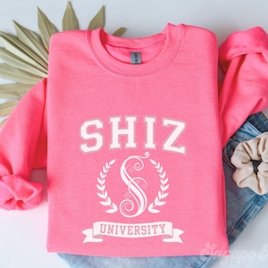 Youth Wicked Sweatshirt Shiz University Sweatshirt Wizard of Oz Sweatshirt Wicked Defy Gravity Witch Pink Green Wicked The Musical Fan Shirt