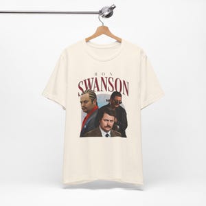 Ron Swanson Bootleg Unisex Short Sleeve Tshirt Duke Silver Parks and Recreation Shirt Parks and Rev Tee Lil Sebastian Pawnee Leslie Knope