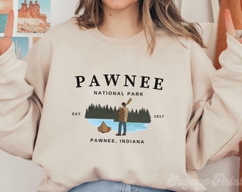 Pawnee National Park Sweatshirt, Parks and Rec Crewneck