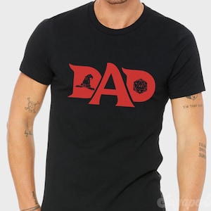 Camiseta DND Dad: Regalo de Dungeons and Dragons para Dungeon Master