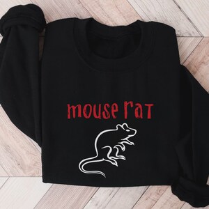 Mouse Rat Sweatshirt Parks and Recreation Shirt Mouse Rat Sweater Parks and Rec Shirts Ron Swanson TV Show Leslie Knope Andy Dwyer Funny Tee