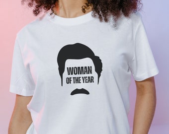 Ron Swanson Unisex Tshirt Parks and Rec Shirt Parks and Recreation Gift Woman of the Year Duke Silver Funny Gift Leslie Knope Pawnee Indiana