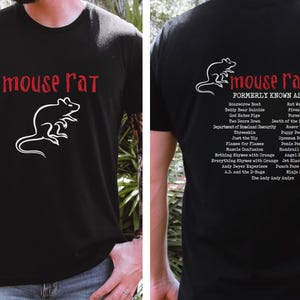 Muis rat shirt parken en recreatie shirt muis rat tshirt parken en rec shirts Ron Swanson tv-show Leslie Knope Andy grappig T-shirt