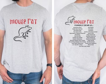 Mouse Rat Shirt Parks and Recreation Shirt Mouse Rat Tshirt Parks and Rec Shirts Ron Swanson TV Show Leslie Knope Andy Funny Tee