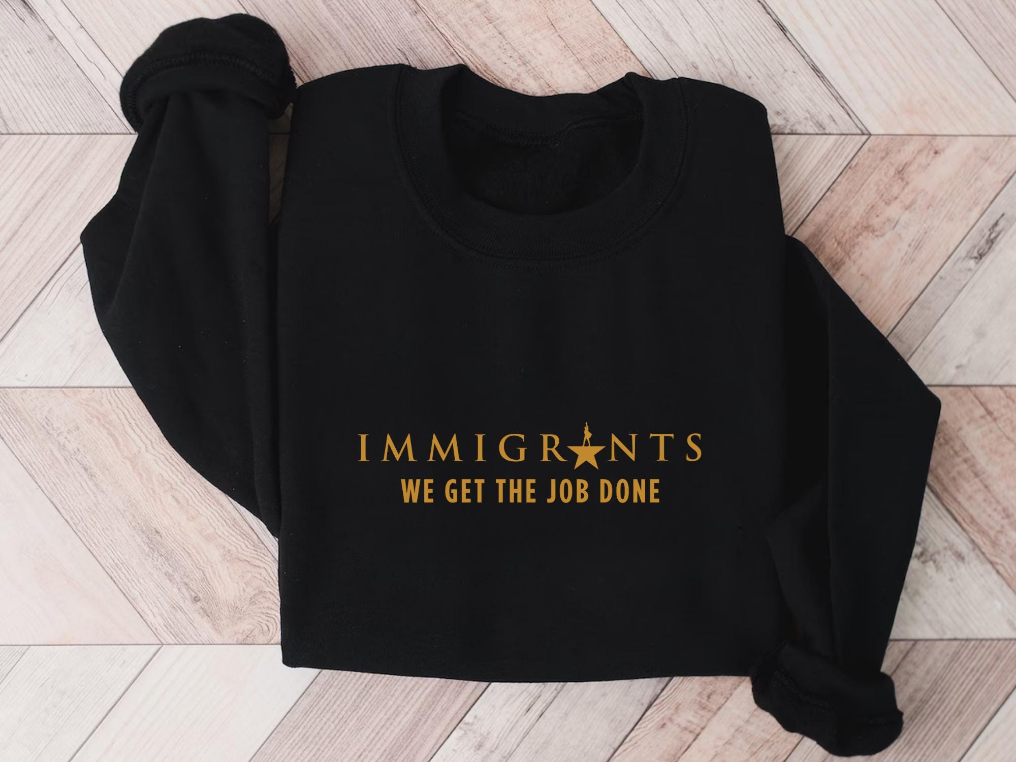 Hamilton Immigrants. We Get The Job Done Poster