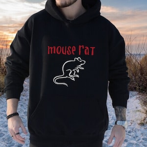 Mouse Rat Sweatshirt Parks and Recreation Hoodie Mouse Rat Shirt Parks and Rec Sweater Andy Dwyer Ron Swanson Funny Band Tshirt Pawnee
