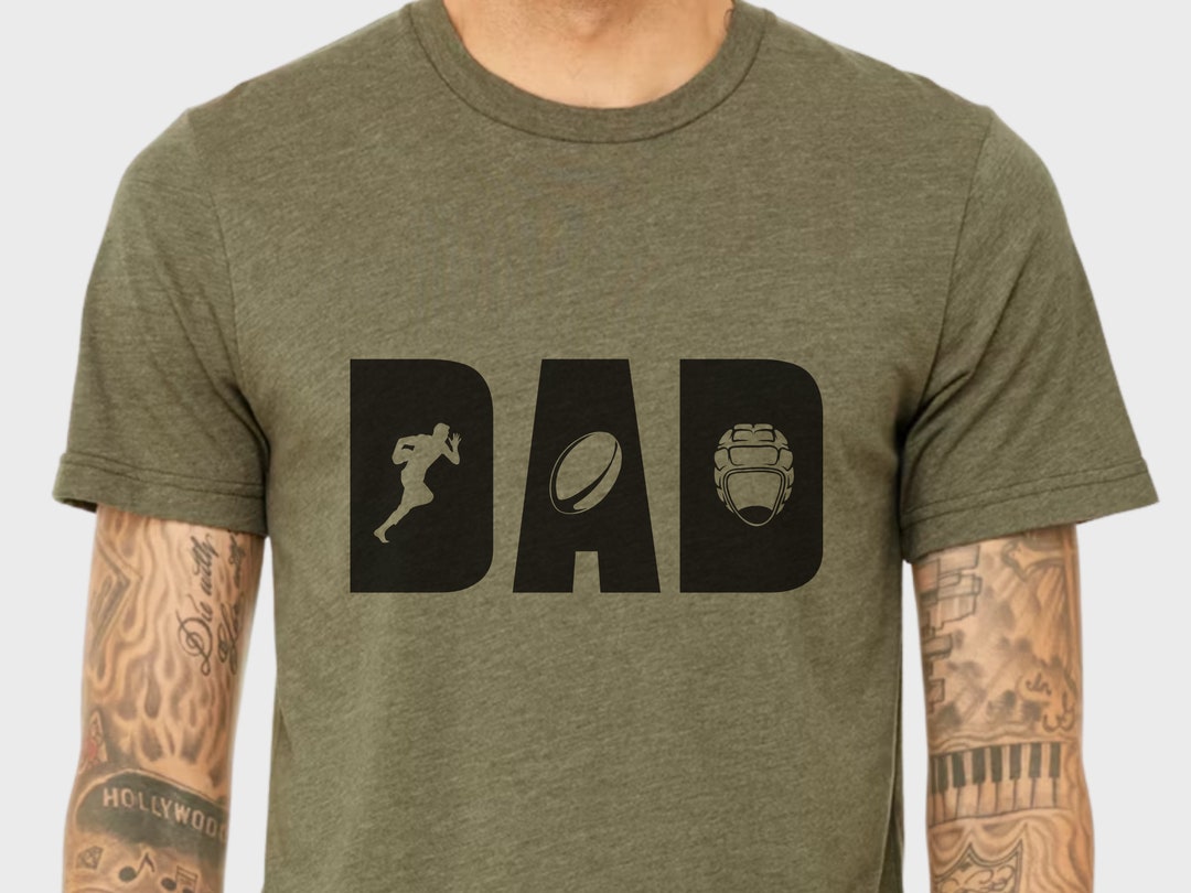 Rugby Dad T-shirt, Father's Day Gift - Etsy