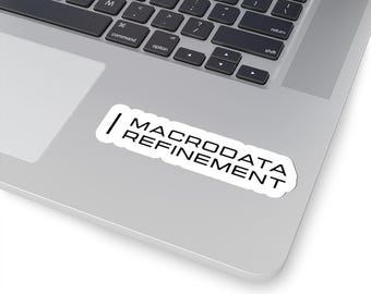 Severance Macrodata Refinement Vinyl Sticker Lumon Severance Laptop Sticker Work Decal Lumon Coworker Gift Office Decor Severed Outie Innie