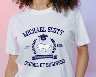 Michael Scott School of Business T-shirt: The Office Fan Gift