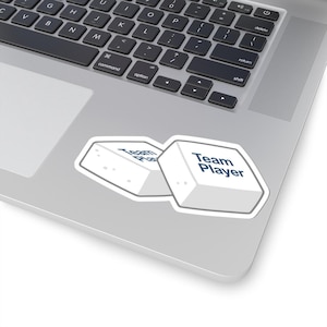 Severance Team Player Marshmallow Vinyl Sticker - Lumon Macrodata Refinement