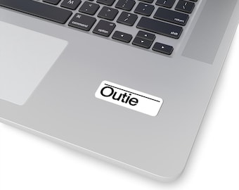 Severance Outie Vinyl Sticker: Lumon Macrodata Laptop Decal
