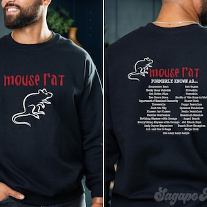 Mouse Rat Sweatshirt Parks and Recreation Shirt Mouse Rat Tshirt Parks and Rec Sweater Ron Swanson TV Show Leslie Knope Andy Funny Crewneck