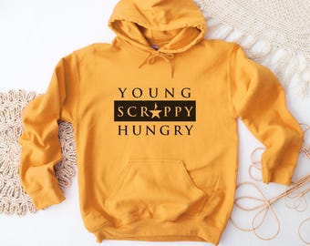 Sudadera con capucha del musical Hamilton, jersey de teatro Young Scrappy Hungry