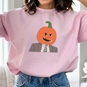 Office Halloween Sweatshirt Dwight Pumpkin Head Sweater Funny Office Shirt Dwight Pumpkin Head Crewneck Funny Halloween Shirt Dwight T-Shirt