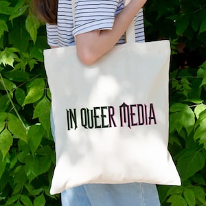 Funny Tote Bag Holding Space Defying Gravity Tote Wizard of Oz Book Bag In Queer Media Musical Fan Broadway Christmas Gift