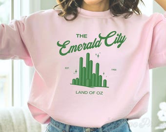 Emerald City Sweatshirt: Wicked Witch Musical Fan Shirt