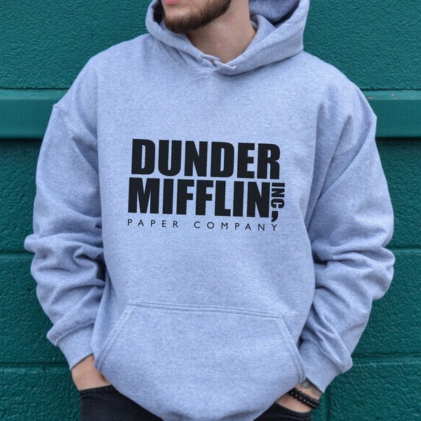 Dunder Mifflin Sweater The Office Sweatshirt Fans of Office Michael Scott Hoodie Dwight Schrute Paper Company Christmas Gift Scranton