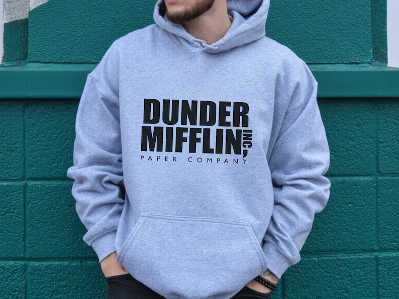 Pullover Hoodie The Office Hoodies Amazon Dunder Mifflin