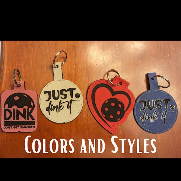 Pickleball Keychain (Multiple colors and styles)