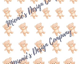 Royal Icing Bügelbild - Bär zum Aufhängen - DIGITAL DOWNLOAD