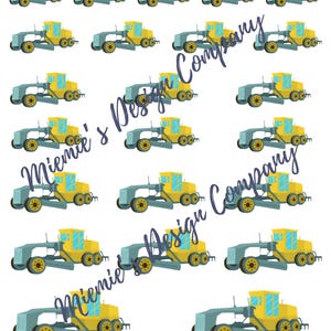 Royal Icing Transfer - Grader - DIGITAL DOWNLOAD