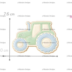 Country Charm Tractor Cookie Cutter – Hand Crafted with Food Grade PLA - PHYSICAL CUTTER