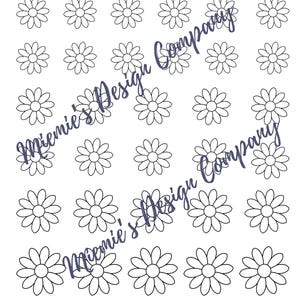 Royal Icing Transfer - Daisy - DIGITAL DOWNLOAD