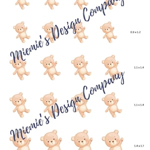 Royal Icing Bügelbild - Bär zum Aufhängen - DIGITAL DOWNLOAD