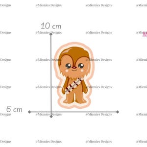 MDC - Keks, Ausstechformen, Fondant, Ton, Backen, Kunsthandwerk, Zuckerkeks, Teig, Chewbacca