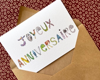 Carte d'anniversaire