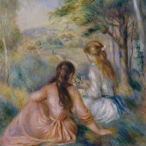 Auguste Renoir&#39;s paintings on 10 postcards in cover