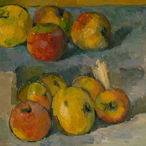 Paul Cézanne's paintings on 10 postcards in cover
